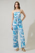 Sharron Bloom Jina Smocked Jumpsuit